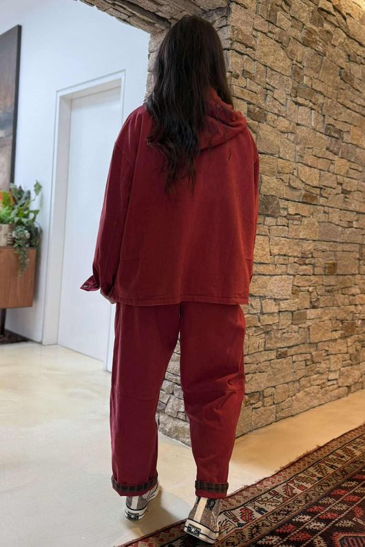 Mercer Soft Twill Jacket Sangria /5/5 =